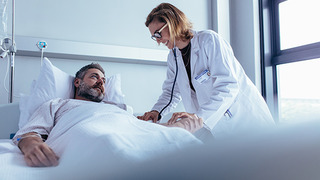 Patient und Arzt