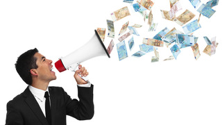 Megaphone Geld